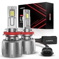 Lasfit H11 LED Headlight Low Beam Bulb 6000K 13000LM Extreme Bright Plug Play