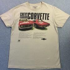 Men’s Medium Chevy Camaro Corvette Graphic T Shirt GM Chevrolet Cotton 