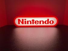Light Up Nintendo Logo 3D Printed USB Light Box Lamp – Gaming Room Décor