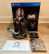 God of War Collectors Edition Sony PlayStation 4 PS4 Complete Statue + Extras
