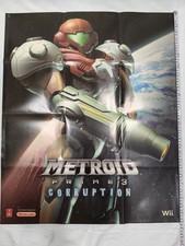 Metroid Prime 3: Corruption Mega Poster "24x29" Nintendo Wii Rare Beyond Switch 