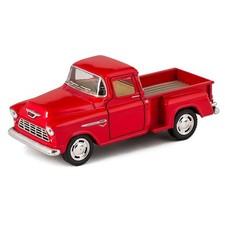 Kinsmart 1/32 1955 Chevy Step side Pick-Up Die Cast Collectible Toy Truck RED