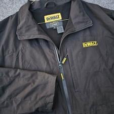 DEWALT HEATED GEAR MEN'S BLACK LITHIUM ION HEATED JACKET DCHJ090BD1 SIZE XL VGC