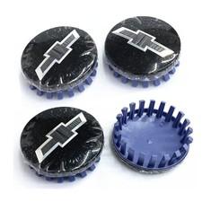 4PCS Gloss Black Wheel Center Caps for Chevy Silverado 1500 Tahoe Suburban 14-20