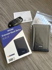 500GB EXTERNAL HARD DRIVE, 2.5''USB 3.0HDD COMPATIBLE WZ MAC, XBOX, PS4, PC, LAP