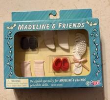 NOS Madeline and Friends Boxed Accessories - Shoes, Socks, Comb & Brush