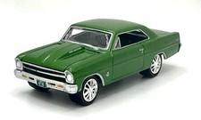 HTF 1967 Chevy Nova SS L79 327 V8 - Green Poly  - 1:64 Scale - Second Generation