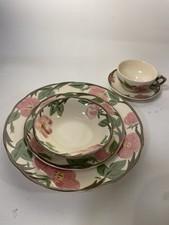 Desert Rose by Franciscan 5 PC Place Setting Dinner Salad Plates Bowl Cup Saucer