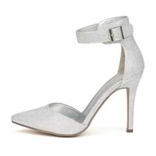 DREAM PAIRS Women's Pumps Ankle Strap Pointed Toe High Stilettos Heel Pump Shoes