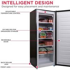 Large Capacity Freezer Upright Standing Food Storage Garage Ready 6.5 Cu Ft