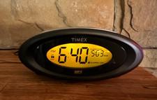 Timex MP3 Line-In T 1233BA Tuning Alarm Clock Radio AC Adapter & Battery Backup