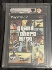 GRAND THEFT AUTO SAN ANDREAS VGA 95 Mint PLAYSTATION 2 PS2 Rare Uncirculated