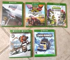 Microsoft Xbox One Video Game Bundle 5 Games Assorted  Action Game Lot Working
