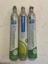 Sodastream 60 Liter CO2 Carbonator Canister 60L Soda Stream 14.5 oz Empty