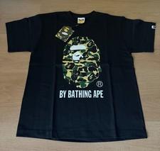 BAPE Big Ape Head Camo T Shirt Black Green Blue Red S-XL Streetwear Tee New