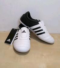 NWT adidas Adi-Kick Martial Arts Trainers Taekwondo Shoes Karate White Sz 7.5