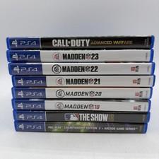 Lot Of 8 PS4 Games Bundle Includes Call Of Duty, Madden, The Show, PAC-MAN