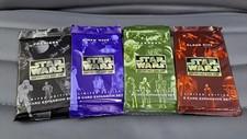 Star Wars CCG Limited Sealed 4 Pack Lot Premiere A New Hope Dagobah Cloud City