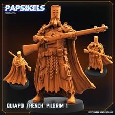Quiapo Trench Pilgrims Resin Miniature Set 32mm Sci-Fi Infantry Squad