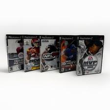 PS2 Play Station 2 Baseball, Golf, Football Video game bundle lot of 5