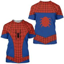 GOOD PRICE- Spider-Man Costume Halloween 3D Polyester T Shirt Full Size S-5XL