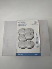 New 6 PACK Ecoey Photoelectric Smoke Detector Alarm Set Model FJ136GB White