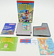NES Play Action Football Nintendo 1990 Complete in Box Great Cond. Poster RARE