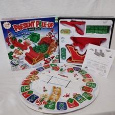 Elf On The Shelf Present Pile-Up Board Game Aim, Toss, In To Win!