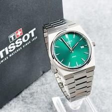 Tissot PRX T137.410.11.091.00 Green Dial Stainless Quartz Men's Watch 40mm