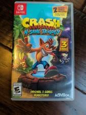 Crash Bandicoot N. Sane Trilogy - Nintendo Switch - Complete in Box Tested Works
