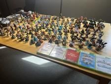 MASSIVE lot xbox 360 Skylanders & Disney Infinity Figures, portals, and games.
