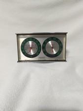 Vtg. Springfield Temperature Humidity Weather Station Desk Thermometer  USA