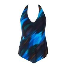 Magicsuit Vera Cruz Taylor Tankini Top 12 *Swipe Right Blue Multi* NWT!