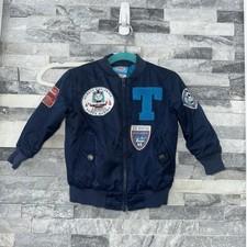 Thomas Train Engine Patches Puffer Jacket Thomas & Friends Kids Toddler size 2T