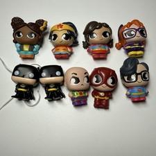 DC COMICS MICROS MINIS Superman Lex Luther Flash Batman Wonder Woman Lot Of 9