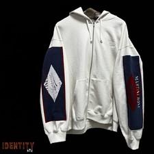 Size XL - Supreme Martine Rose Towel Zip Up Hooded Sweatshirt White SUPREME-ZM25