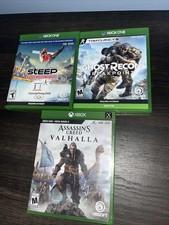 Ubisoft Xbox One Bundle Assassins Creed Valhalla, Ghost Recon Breakpoint, Steep