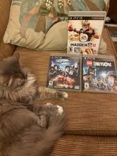 CIB ps3 Bundle (Lego Dimensions, DC Universe Online, Madden 11)