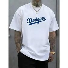 LA Dodgers Graphic T-Shirt, Classic Blue Script Baseball Tee