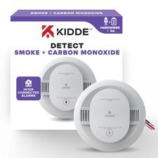 Kidde Smoke And Carbon Monoxide Detector Hardwired Aa Battery Backup Led Status