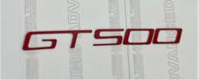 GT500 SPLITTER BUMPER RED  PLASTIC LETTERS INSERTS 2020 2021 2022 2023 2024