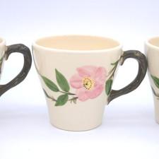 Desert Rose Franciscan Ware Coffee Tea Mugs Set of 6 Spring Vintage