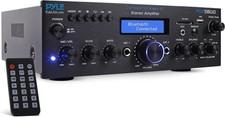 Pyle Compact Bluetooth Stereo Amplifier-Home Desktop Stereo Receiver System