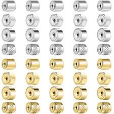 5/10Pcs Stainless Steel Stud Earrings Back Replacement Push-in Ear Accessories