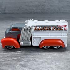 Hot Wheels Mattel Fast Gassin Racing Fuel Tanker Truck Octane Premium Hauler
