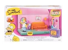 The Simpsons Living Room Toy Diorama House Playset Incudes 2.5" Homer Figure.