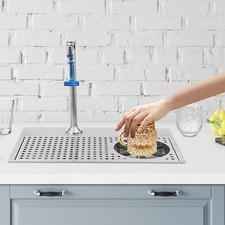 Cup Washer Cafe Hotel Restaurant Commercial Cup Wash Cleaning Rinser W/ Faucet.