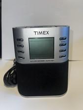 Timex T307S LCD Digital AM FM Dual Alarm Clock Radio w/Nature Sounds 6"H x 4.5"W