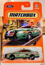 Ford Police Interceptor 64/100 Matchbox 2024 HVL69 green FOREST RANGER