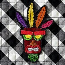Aku Aku Crash Bandicoot Retro Gamer PlayStation Iron on Patch